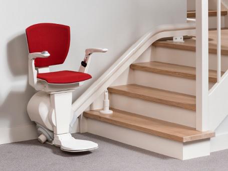 Salvaescaleras para escaleras estrechas